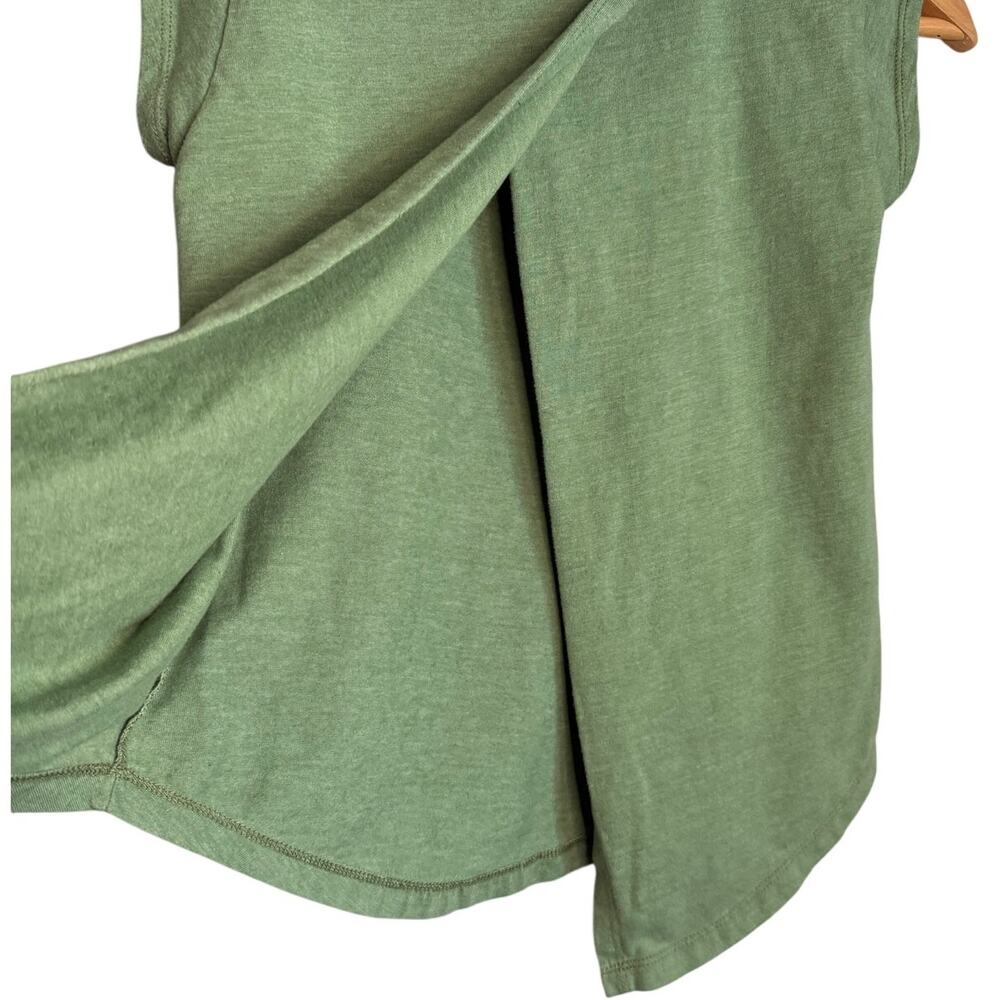 Roxy Girl's 8 Shirt Green Open Back “Let’s Be Free” - Picture 2 of 4